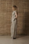 Mutedance 25 Spring/Summer Flower Bud Pleated Trousers MD-MD25SS98-LINEN MD25SS97